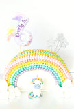 Number Cake Topper (rainbow)