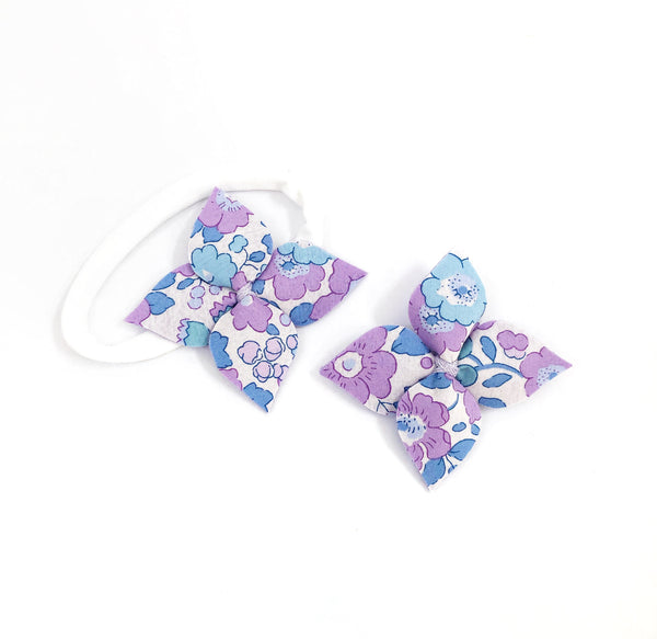 Fabric Flower- Betsy (lilac)